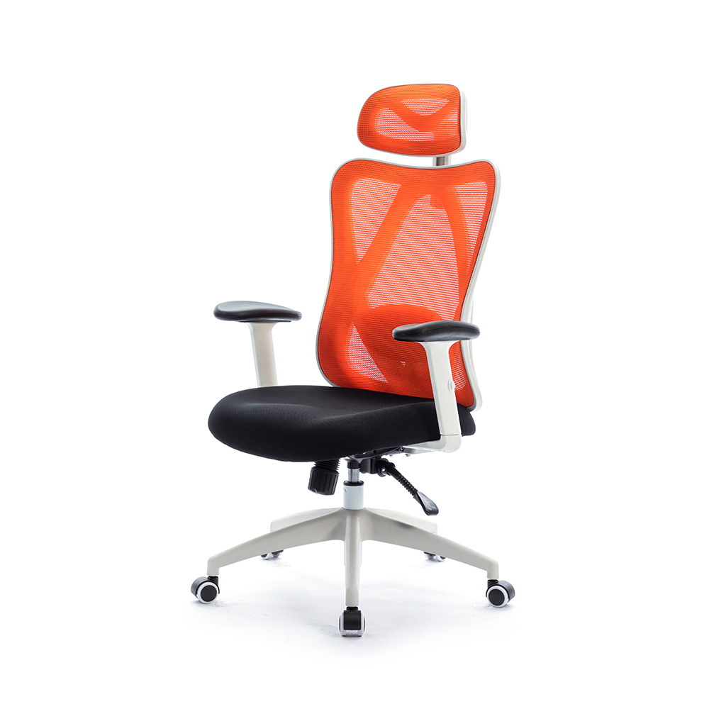 High Back Adjustable Mesh Office Chair para sa opisina na may Lumbar Support