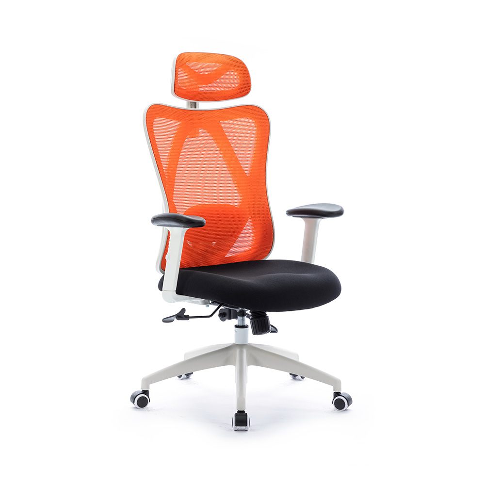 High Back Adjustable Mesh Office Chair para sa opisina na may Lumbar Support